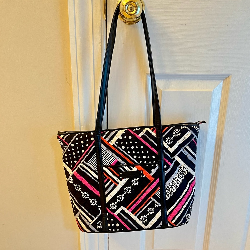 Vera Bradley Northern Stripes Stylish Tote Bag